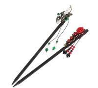CANIGHT 2pcs Retro Hair Sticks Chinese Style Headdresses Elegant Hair Accessories for Women Lightweight Hairpins Vintage Design for Various Hairstyles Random Color