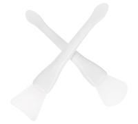 CANIGHT 2pcs Silicone Wax Seal Spoon Set with Plastic Handle, Lightweight Non-stick Wax Seal Accessories for On-the-go Crafting and Artistic Projects