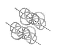 CANIGHT 2pcs Vintage Hollow Hairpins for Elegant Updos Retro Hair Sticks for Bun Hairstyles Hair Accessories Stylish Chopsticks for Women and Girls