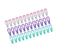 CANIGHT 36pcs Boys and Girls Mermaid Snap Hair Clips Glitter Barrettes Hair Accessories for Girls Sweet and Fashionable Design for Parties and Everyday Wear