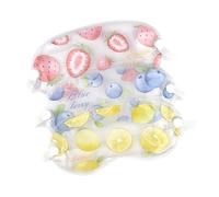 CANIGHT 3pcs Cooling Gel Eye Mask Cute Design for Eyes Relief Hot Cold Compress Easy to Clean Soothing Sleep Masks Transparent Blueberry Strawberry Lemon