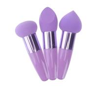 CANIGHT 3pcs Latex Mushroom Head Makeup Pens with Double-end Sponge Tips for Girls, Compact and Stable Handle Beauty Tools for Foundation Application