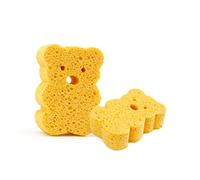 CANIGHT 3pcs Loofah Sponge Bath Soft Bathing Pads Star Bear for Boys and Girls Non- Bubble-Boosting