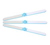CANIGHT 3pcs Nail File Set Double Sided Professional-Grade Stainless Steel Abs Nail Polishing Files for Women Compact Folding Design Easy to Carry Home Use