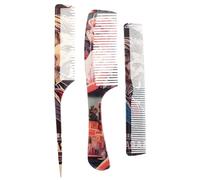 CANIGHT 3pcs Professional Hair Comb Men Styling Combs for Hair Types Versatile Rat and Parting for Salon and Home Use