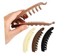 CANIGHT 4 Pack Banana Hair Clips Claw Clips for Thick Hair Ponytail Holder for Women Elegant Design