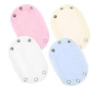 CANIGHT 4pcs Jumpsuit Extenders Bodysuit Snap Extenders for Boys Soft Cotton Padding for Extra Comfort for Everyday Wear and Cold Weather