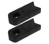 CANIGHT 4pcs Silicone Bike Crank Arm Protector Cover for Mountain and Road Bikes, Weather Resistant Crankset Guard Sleeve Providing Sturdy Protection for Crank Arms in Black