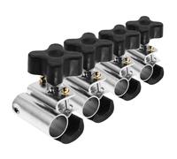 CANIGHT 4pcs Wheelchair Tray Bracket: Metal Support Dining Table Holder Secure Fixing Clamp - Wheelchair Dining Tray Attachment for Eating Reading Resting