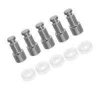 CANIGHT 5 Sets Float Valve Parts Stainless Steel Rubber Corrosion Resistant Practical Using for Electric Pressure Cooker 4l 5l 6l Kitchen Accessory Replacement