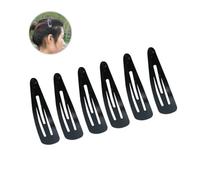 CANIGHT 50pcs Black Metal Snap Hair Clips for Girls Hair Barrettes for Boy Girl and Toddlers for School Parties and Everyday Wear