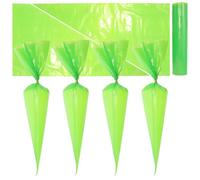 CANIGHT 50pcs Green Tile Grout Bags for Masonry Grouting with Trimable Tip, Thick Ldpe Material, Sturdy Grout Applicator Bags for External Wall Tile Repair and Cement Sealing