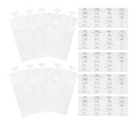 CANIGHT 5ml Disposable Cream Sub-packing Bags 15pcs White Aluminum Travel Cosmetics Storage Sample Bags with Suction Mouth Portable and Multifunctional for On-the-go Use