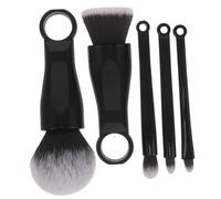 CANIGHT 5pcs Mini Travel Makeup Brushes Set Blending Face Powder Blushes Essence Tools