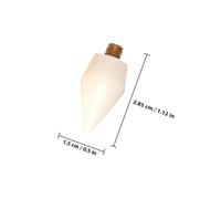 CANIGHT 5pcs White Dual-head Nail Rhinestone Applicator with Replacement Tips, Diamond Art Pen Tool Set for Precise Gem Picking and Nail Decoration