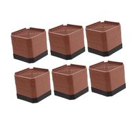 CANIGHT 6pcs Anti-slip Silent Mat Table Leg Risers for Sofa Leg Riser Washer Dryer Pedestal