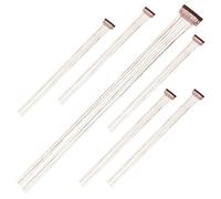 CANIGHT 6pcs Glitter Hair Tinsel Extensions for Women and Stylish Sparkling Hair Accessory Made of Pet and Iron Suitable for Birthday Parties and Daily Wear and Can be Cut