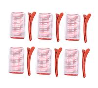 CANIGHT 6pcs Material Curling Iron Travel Curler Hair Clips Easy to Use Safe for Dry Wet Hair