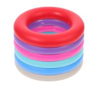 CANIGHT 6pcs Silicone Bobbin Storage Circle Organizer with Practical and Easy to Carry Design for Sewing Machine Bobbin Holders and Embroidery Thread Storage