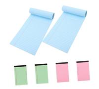 CANIGHT 6pcs Tearable Ruled Legal Writing Pads Pastel Colors for Note Taking Office School Students with Smooth Surface and Sturdy Binding for Easy Page Removal and Memo Management
