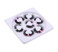 CANIGHT 7pairs Fake Eyelashes Soft and Comfortable False Lashes Natural Curl Design Great for Makeup Cosplay Lash Extensions