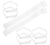 CANIGHT 8pcs Tpu High Heel Bands for Women Chic Design Heel Fixators to Wrap the Back and Prevent Shoes from Falling off Lightweight Shoe Straps