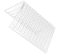 CANIGHT Acrylic CD Display Rack for Vinyl Records with Space Saving Geometric Design, Organizing Cds and Albums on Table for Home Use, Modern and Classic Style Storage Stand