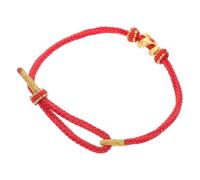 CANIGHT Adjustable Red String Bracelet with Zodiac Snake Charm, Braided Rope Bracelet Symbolizing Good Luck and Prosperity, Unique Design for Men and Women, for Chinese New Year Parties