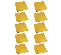 CANIGHT Aluminum Foil Candy Wrappers for Party and Bridal Shower Packaging Golden Foil Paper 100pcs 15x15cm Square Easy to Shape and Keeps from Damp for Chocolate and Candies