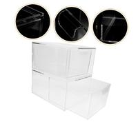 CANIGHT Ample Space Makeup Storage Organizer Stackable Storage Boxes Drawer for Cosmetics Jewelry Stationery