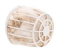 CANIGHT Bird Nesting Material with Basket Holder, Comfortable Cotton and Jute Bedding for Small Birds like Canary, Suitable for Porch Outdoors