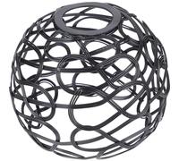 CANIGHT Black Iron Wire Lampshade Replacement Sturdy Pendant Lamp Shade with Hollow Out Design Decorative Wire Globe Cover for Home Lighting and Cafes for Pendant Lamps