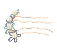 CANIGHT Bridal Rhinestone Hair Comb Elegant Four-tooth Hair Accessory for Weddings Formal Events Chic Design for Women for Brides and Bridesmaids