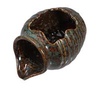 CANIGHT Ceramic Jar Water Fountain for Garden Pond Outdoor Fish Tank Decor Decorative Water Feature