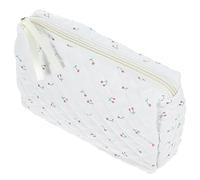 CANIGHT Checkered Makeup Bag Cosmetics Travel Bag Large Organizer Pouch Zipper for Beauty Products