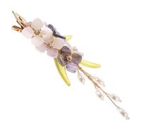CANIGHT Chinese Classical Hair Clip Elegant Flower Headdress for Cheongsam Styling Travel Accessory for Women Vintage Hair Clips for Holidays Special Occasions