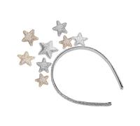 CANIGHT Christmas Star Headband for Boy Girl Creative Five-point Hair Hoops Smooth Edges for Holiday Parties and Festivals Comfortable Xmas Hair Accessories