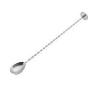 CANIGHT Cocktail Swizzle Stick Easy to Clean Bar Spoon 304 Stainless Steel with Twisted Middle for Better Grip Bartender Tool, 28cm, for Using with Cocktail Shakers and Entertaining