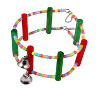 CANIGHT Colorful Ferris Wheel Shaped Bird Chewing for Pet Birds Resting Place and Chewing Fun Lovely Parrot Suitable as Accessory