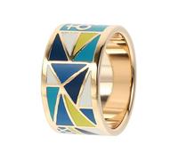 CANIGHT Creative Fashionable Scarf Ring Buckle Made of Sturdy Titanium Steel with Rust and Wear Resistance, Stylish Blue Scarf Accessory for Shawls and Wraps