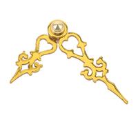 CANIGHT Cuckoo Clock Hands Replacement with Accurate Metal Clock Hand Pointer for Living Room Featuring Wear-Resistant Construction and Long-Term Performance in Golden Metal