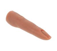 CANIGHT Diy Nail Art Practice Fingers Flexible Silicone Fingernails Nail School Teaching Tool