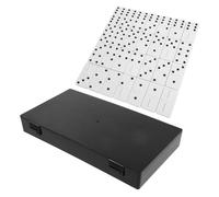 CANIGHT Dual Six Braille Dominoes Game Set with Lightweight Resin Raised Dots - Therapy and Group Activity for the Blind and Sighted