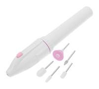 CANIGHT Electric Nail File Manicure Polisher for Women Easy to Use Low Noise Nail Art Tool Made of Plastic and Alloy for Salon and Professional Use White Portable