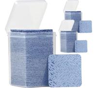 CANIGHT Eyelash Extension Glue Remover Cotton Pads Blue Fabric Wipes 3 Boxes for Professional Lash Technicians Application Accuracy