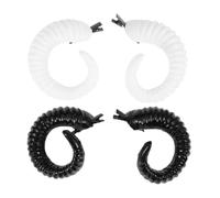 CANIGHT Fancy Sheep Horns Hair Clips for Carnival and Easter, Lightweight Plastic Hair Accessories to Grab Attention, Unique Cosplay Headdress and Adults
