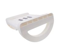 CANIGHT Foot Mat Coccyx Rests Under Desk Step Stool Office Seat Circulation Ergonomic Desk Footrest Small Seat Footstools Under Office Footrest Dorm Foot Rest Soft Plastic White