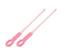 CANIGHT Foot Scrubber Shower Brush 2Pcs Long Handle Toe Gap Cleaning Brush Soft Bristles for Deep Cleaning and Foot Massage