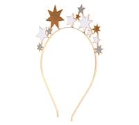 CANIGHT Glamourous Bridal Headband Rhinestones Salon Headband for Women Rave Accessories for Sparkly Hair