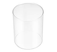 CANIGHT Glass Cylinder Bowl 15cm Height 10cm Diameter Double-Ended Hollow Glass Fruit Bowl for Restaurant Salad and Food Storage